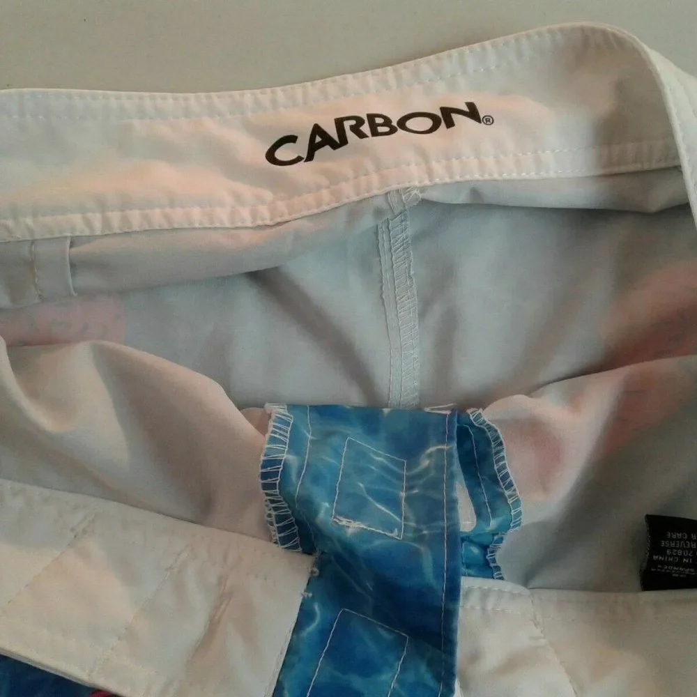 Carbon ‎ Blue Quick Dry Trunks 28x20